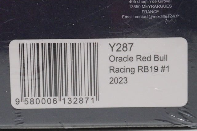 1:64 Spark Y287 Oracle Red Bull Racing RB19 Bahrain GP 2023 #1 M.Verstappen model car