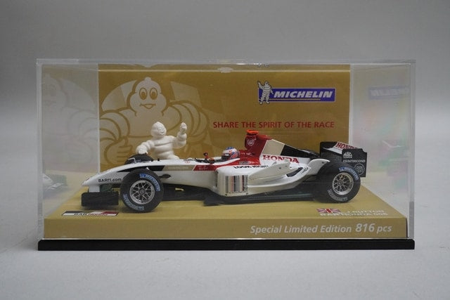 1:43 MINICHAMPS MICHELIN BAR HONDA 006 #9 J.Button model car