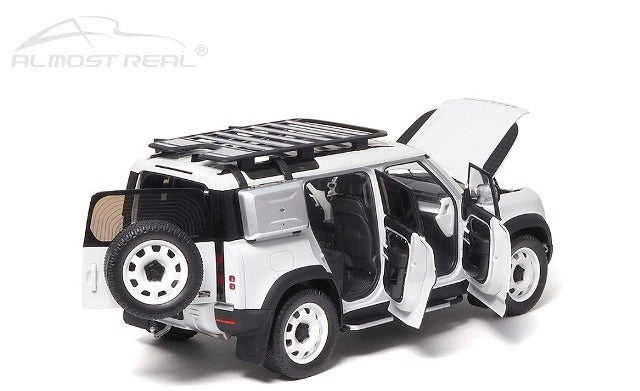 810809 Almost Real Model 1:18 Land Rover Defender 110 - 2023 - 30th Anniversary Edition Fuji White