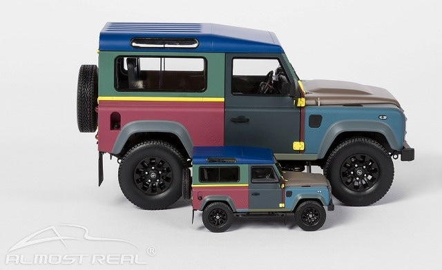 410214 Almost Real Model 1:43 Land Rover Defender 90 "Paul Smith" Edition - 2015