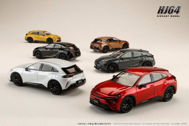 HJ641084AY Hobby Japan 1:64 Toyota Crown Sport Z 2.5L Hybrid Mustard