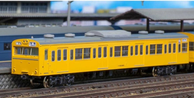 18038 Greenmax National Railways (JR) 103 series <High power, non-ATC car, canary> front two car body kit.