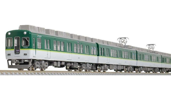 31840 Greenmax Keihan 2400 series (1st batch, 2453 formation, new paint) 7-car set (with motor)