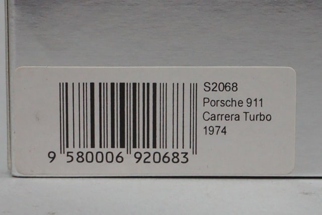 1:43 SPARK S2068 Porsche 911 Carrera Turbo 1974 model car