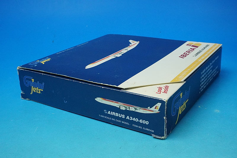 1:400 A340-600 Iberian EC-JPU GJIBE430 Gemini airplane model