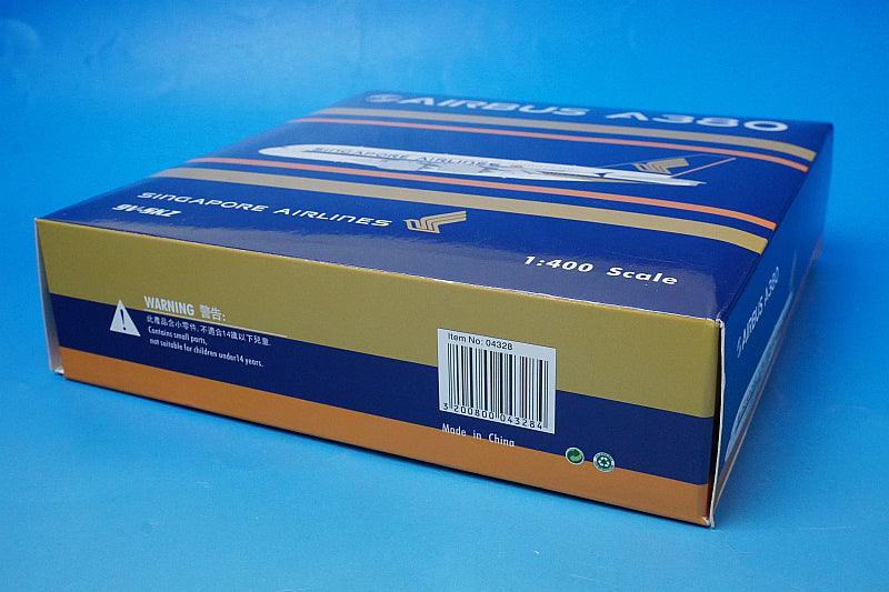 1:400 A380-800 Singapore 9V-SKZ 04328 Phoenix airplane model