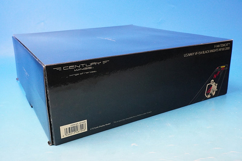 1:72 F-14A Tomcat VF-154 Black Knights NF100 2000 587908 CENTURY WINGS airplane model