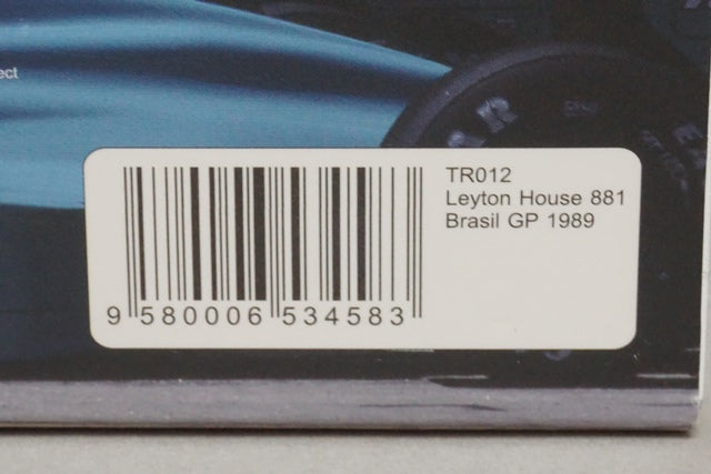1:43 SPARK TR012 Leyton House March 881 Brazilian GP 1989 #16 Ivan Capelli FORZA Special Order