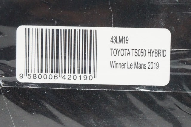 1:43 SPARK 43LM19 Toyota TS050 Hybrid GAZOO Racing Le Mans Winner 2019 #8