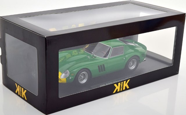 KKDC180736 KK scale 1:18 Ferrari 250 GTO 1962 Green / Yellow with Decals