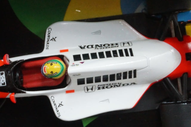 1:43 MINICHAMPS McLaren MP4/5 Honda V10 1989 A. Senna #1 ASC No.2 10012