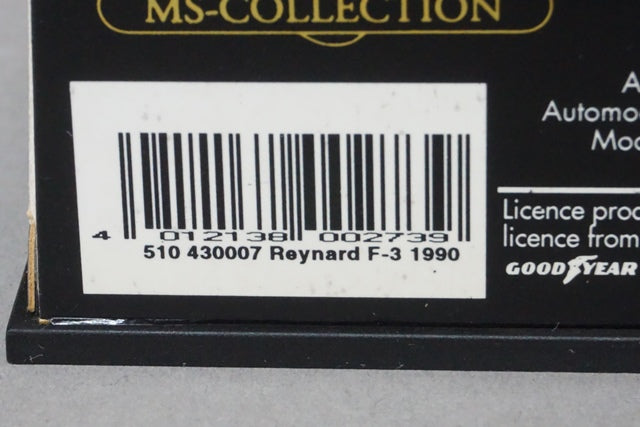 1:43 MINICHAMPS 510430007 Reynard F3 1990 M. Schumacher #5