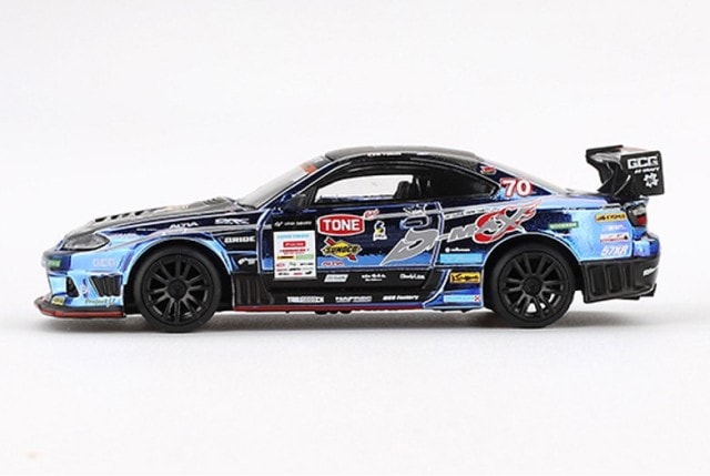 MGT00855-BL TSM MINI-GT 1:64 Nissan Silvia (S15) D1 GP 2023 #70 D-MAX RACING (Right-hand drive)Japan limited *Blister pack