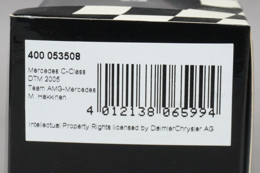 1:43 MINICHAMPS 400053508 Mercedes Benz C-Class AMG DTM 2005 #8