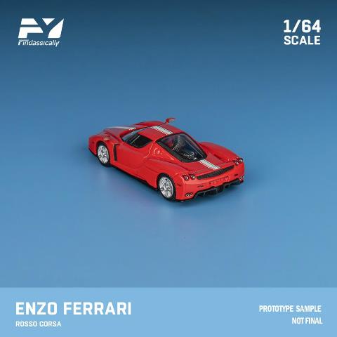 FY64068 Finclassically 1:64 Ferrari Enzo Red Italian Flag
