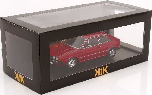 KKDC181374 KK scale 1:18 Volkswagen VW Scirocco 1 TS 1976 Dark Red