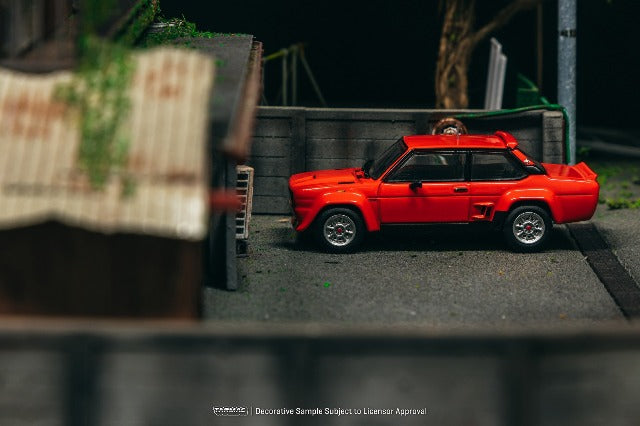 T64R-094-RE Tarmac Works 1:64 FIAT 131 ABARTH Rally Stradale Red