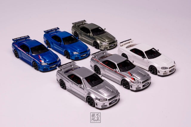 Cars' Lounge 1:64 Nissan Skyline GT-R R34 NISMO Z-TUNE Nismo Edition Bayside Blue
