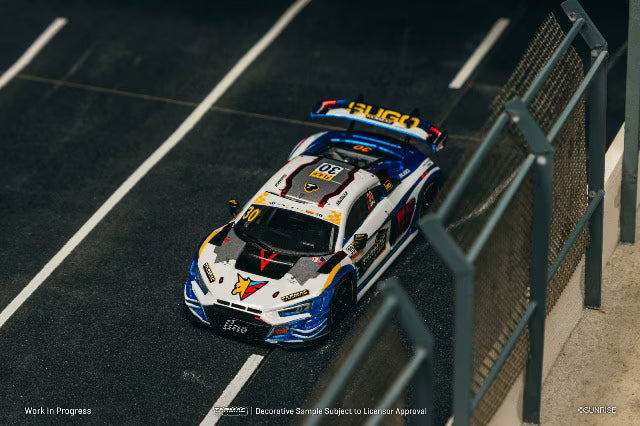 T64-043-24MGP30 Tarmac Works 1:64 Audi R8 LMS GT3 evo II Macau GT Cup FIA GT World Cup 2024 Uno Racing James Yu