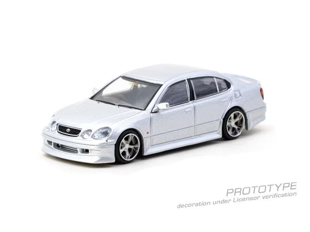 T64G-081-SL Tarmac Works 1:64 Toyota VERTEX Toyota Aristo JZS161 Silver