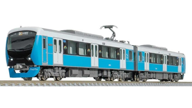 31847 Greenmax Shizuoka Railway A3000 Series (Clear Blue, New Logo) 2-Car Set (With Motor)