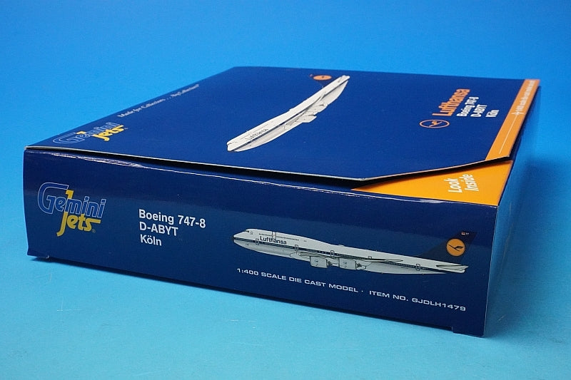 1:400 B747-8 Lufthansa Koln D-ABYT GJDLH1479 Gemini airplane model