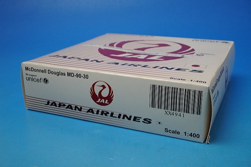 1:400 MD-90-30 JAL New Tsurumaru Paint JA8070 XX4941 JC Wings airplane model