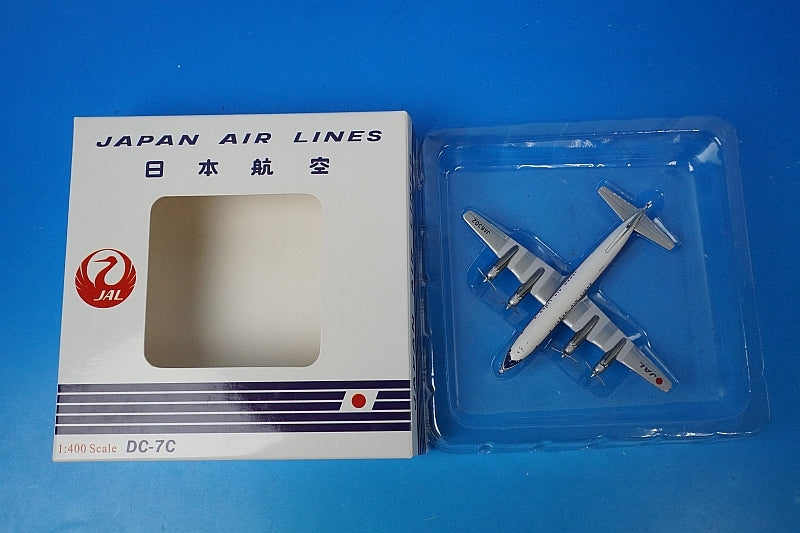 1:400 DC-7C JAL Old Tsurumaru Paint City of Honolulu JA6302 aero classics airplane model