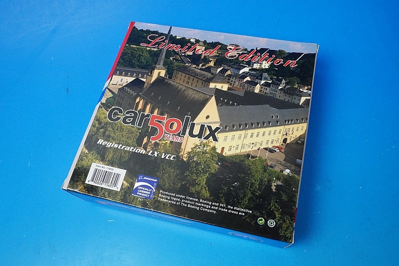 1:400 B747-8F Cargolux 50years LX-VCC 11605 Phoenix airplane model