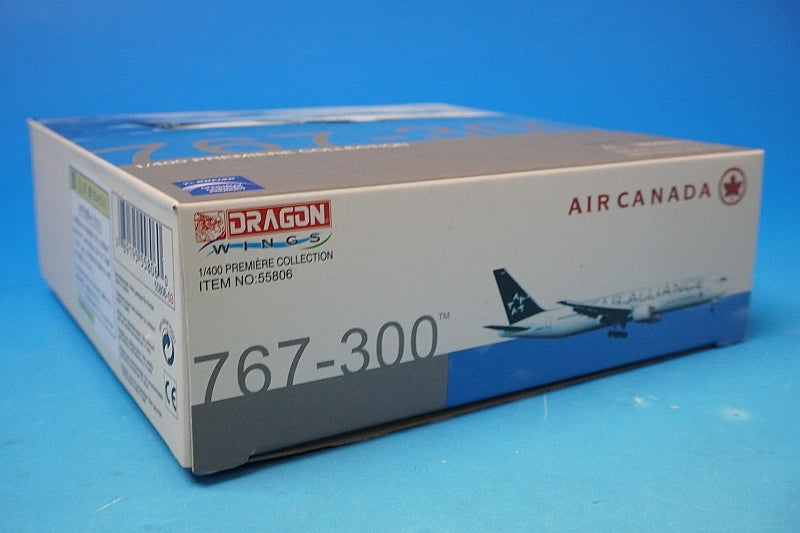 1:400 B767-300 Air Canada Star Alliance C-FMWY 55806 Dragon airplane model