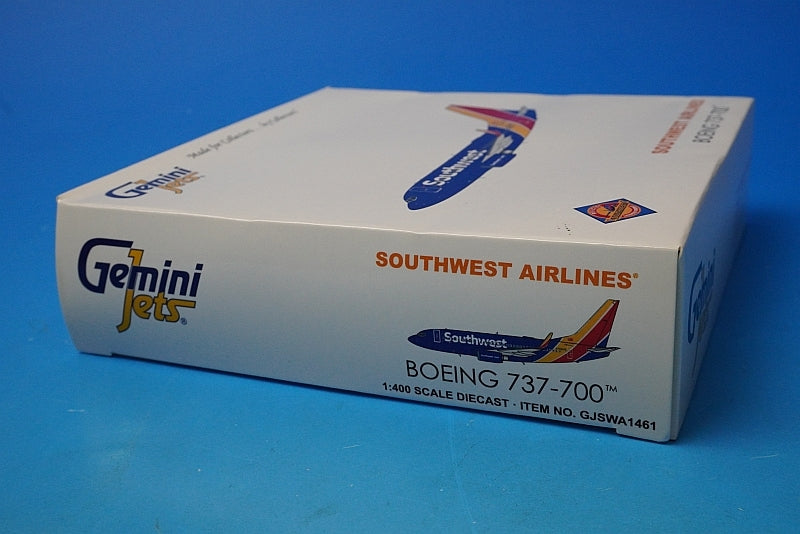 1:400 B737-700 Southwest New Paint N708SW GJSWA1461 Gemini airplane model