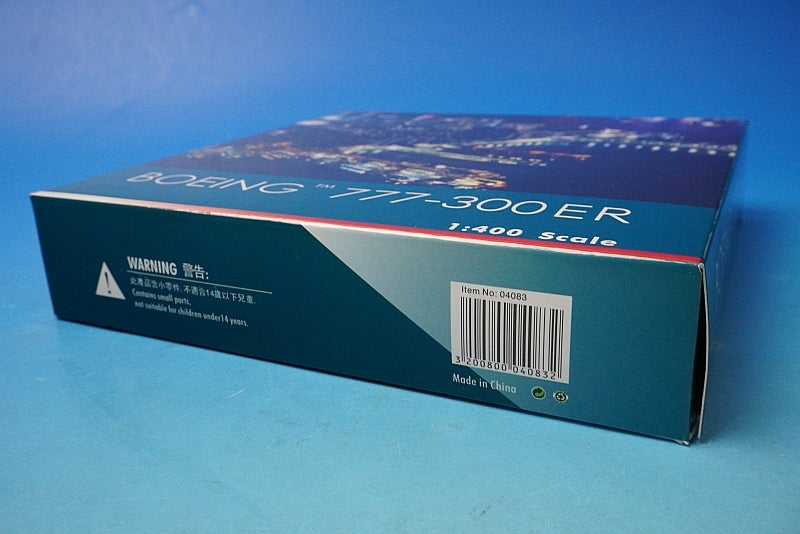 1:400 B777-300ER Cathay Pacific B-KQX 04083 Phoenix airplane model