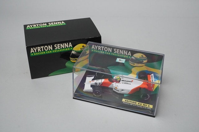 1:43 MINICHAMPS McLaren MP4/7 Honda V12 A.Senna 1992 #1 ASC No.6 model car