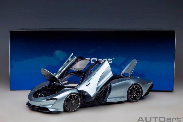 76086 AUTOart 1:18 McLaren Speed Tail Metallic Light Blue model car