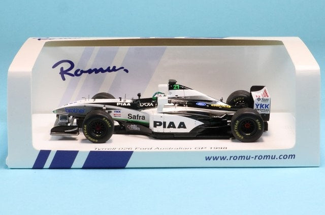 ROMU033 Spark 1:43 Romu Tyrrell 026 Australian GP 1998 Toranosuke Takagi F1 Debut GP