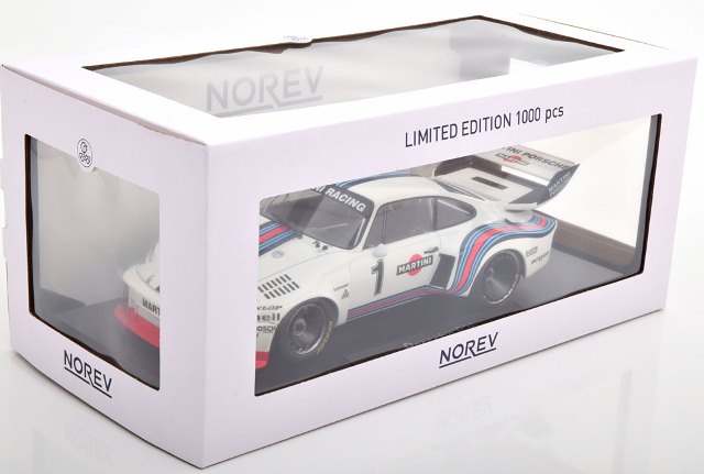 187439 NOREV 1:18 Porsche 935 Winner 6h Dijon 1976 Ickx/Mass Martini MODELISSIMO model car