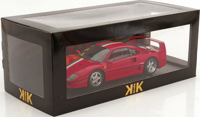 KKDC180696 KK scale 1:18 Ferrari F40 Italia Design red/white/green