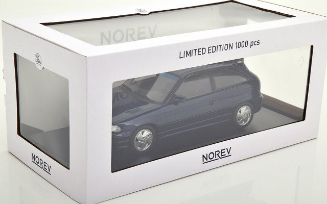 183670 NOREV 1:18 Opel Astra F GSI 1992 Dark Blue Metallic (Modellissimo Custom Order)