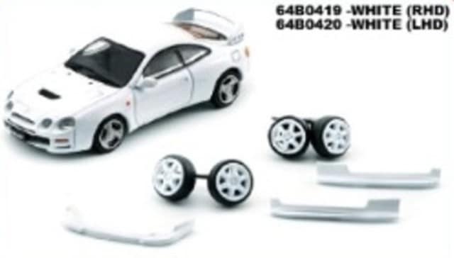 64B0419 BM CREATIONS 1:64 Toyota TOYOTA GT-Four White RHD model car