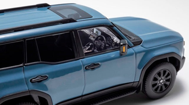 KS03927SB KYOSHO 1:43 Toyota Land Cruiser 250 ZX Optional Wheel Ver. (Smoky Blue)