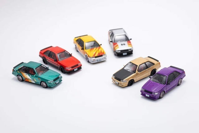 LL-009-28 DCT 1:64 Toyota Corolla Levin AE86 TRD RHD