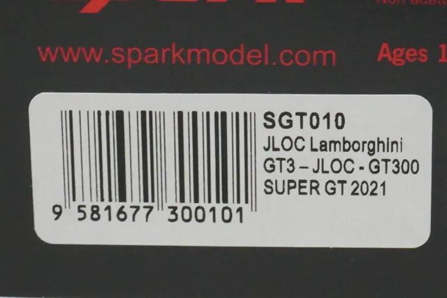 1:43 Spark SGT010 JLOC Lamborghini GT3 GT300 Super GT 2021 #88 Takashi Kogure / Yuya Motojima