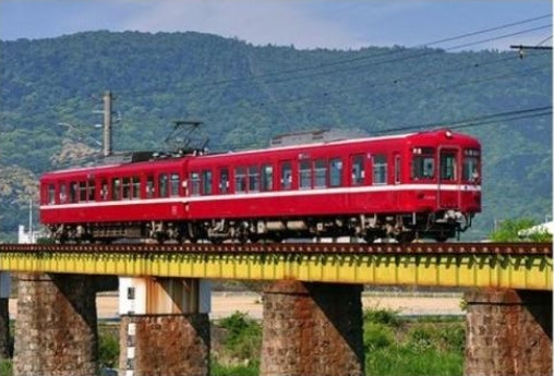 1246T Greenmax N gauge Takamatsu Kotohira Electric Railway 1300 series (Memories of the Red Train) two-car set (with motor)