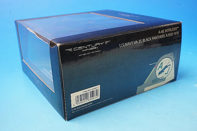 1:144 A-6E Intruder USN 35th Attack Squadron Black Panthers 655072 Century Wings airplane model
