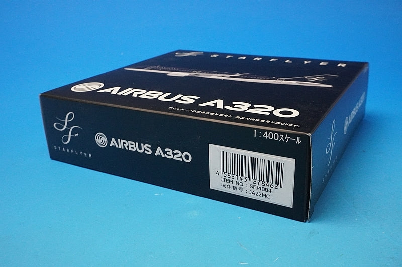 1:400 A320-200 Starflyer JA22MC SFJ4004 Gemini airplane model