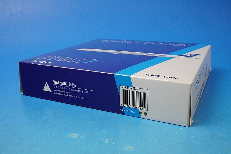 1:400 B777-300 ANA-style livery JA751A 04149 Phoenix airplane model