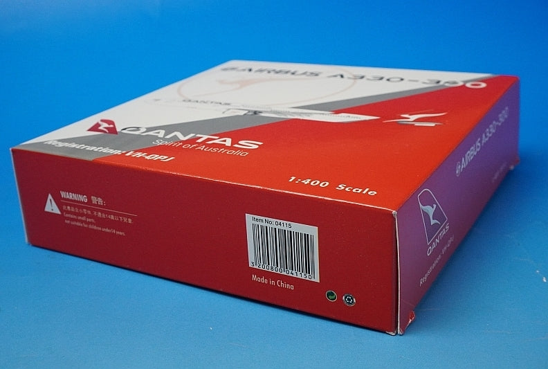 1:400 A330-300 Qantas New Paint VH-QPJ 04115 Phoenix airplane model