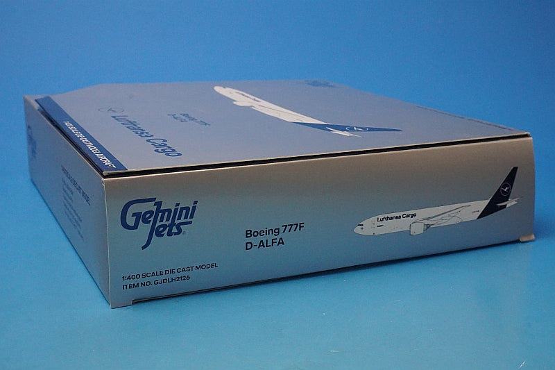 1:400 B777-200F Lufthansa Cargo D-ALFA GJDLH2126 Gemini airplane model