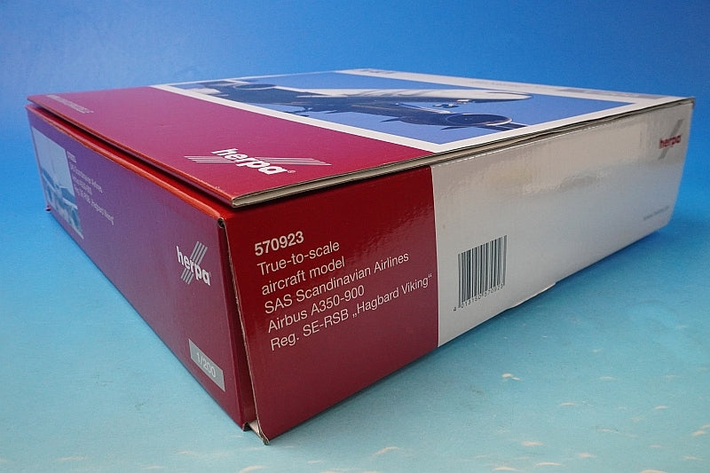 1:200 A350-900 SAS Scandinavia Hagbard Viking SE-RSB 570923 Herpa airplane model