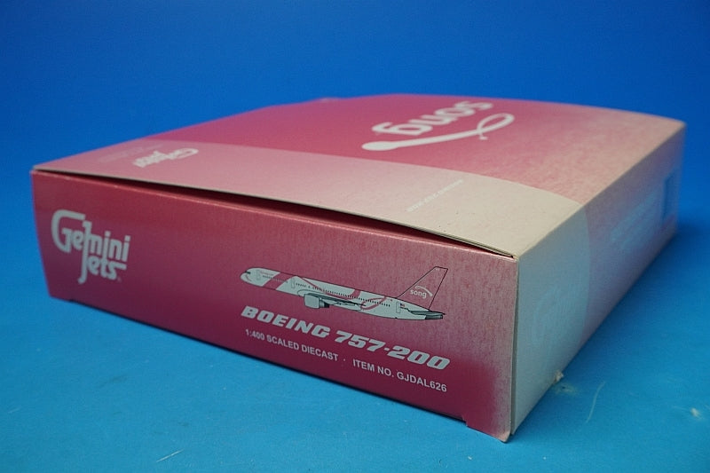 1:400 B757-200 DELTA Airlines Pink Ribbon N610DL GJDAL755 Gemini airplane model